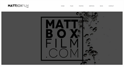 Desktop Screenshot of mattboxfilm.com